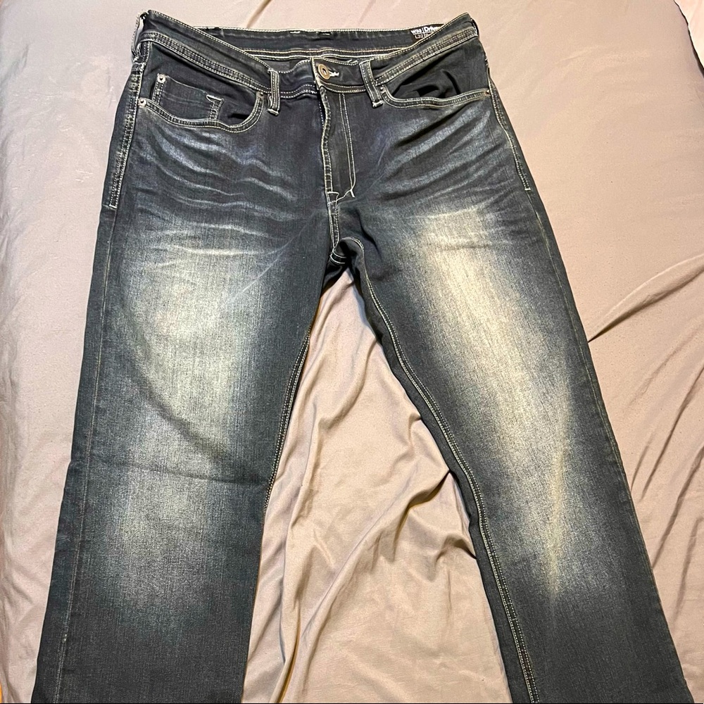 Buffalo David Bitton DrivenX 33x32 Dark Wash Slim Straight Jean